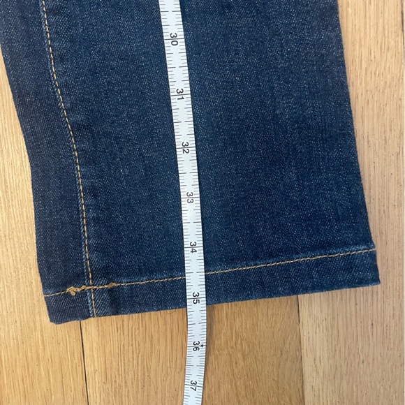 LL Bean perfect fit dark wash jeans. - Picture 3 of 5